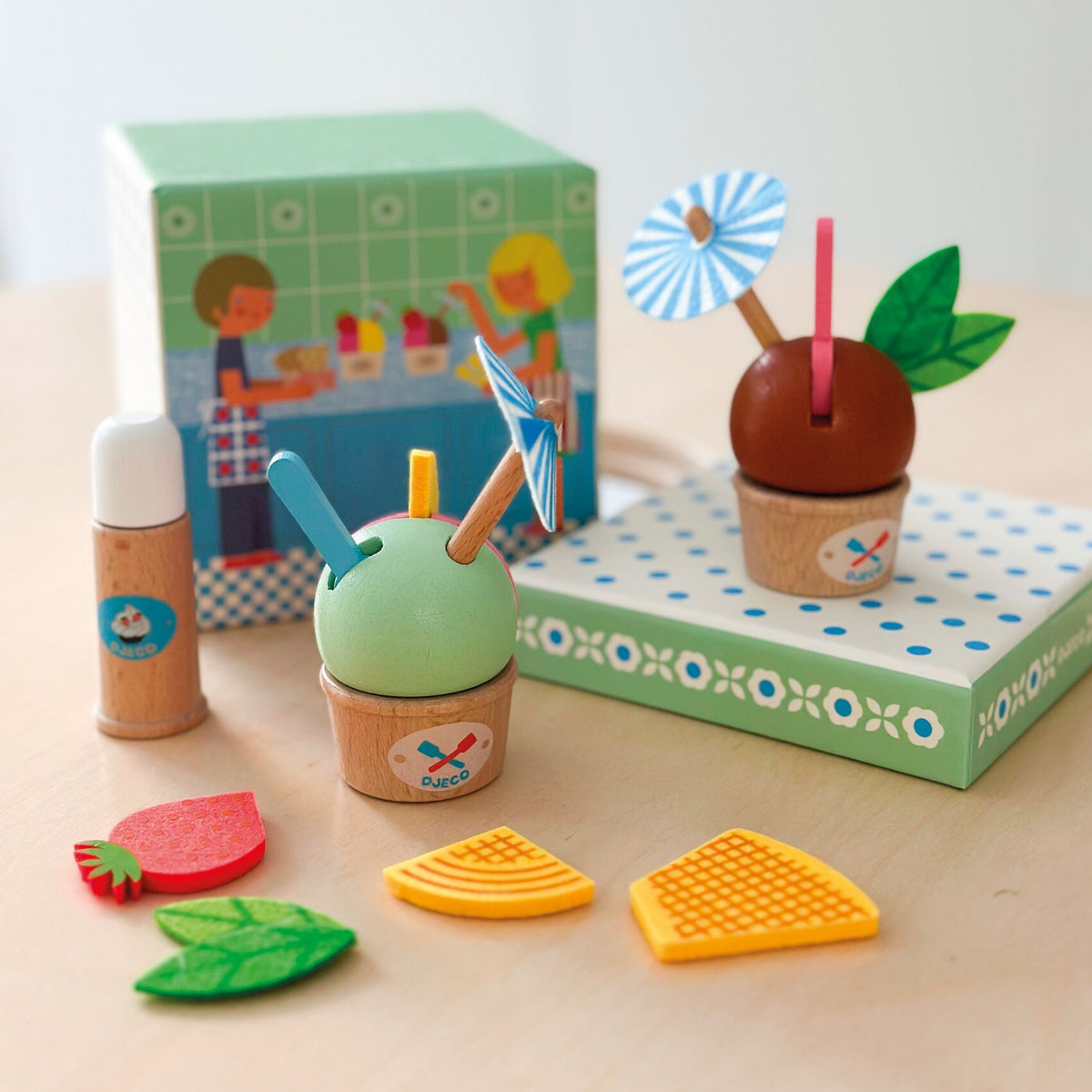 Djeco Role Play Toys - P'Ti Set - Ice Cream DJ05541