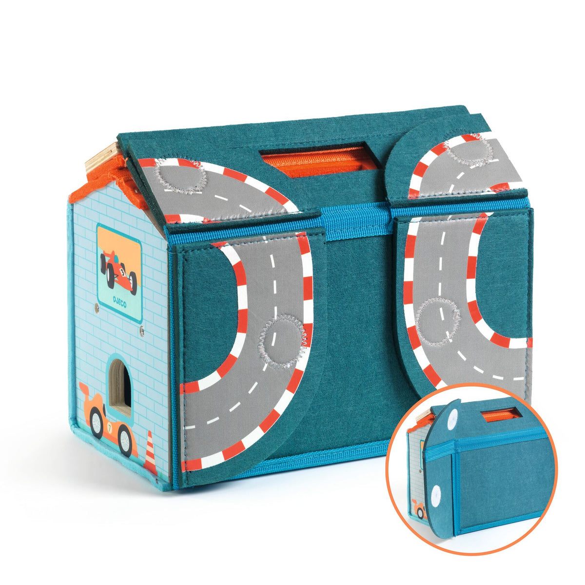 Djeco Felt and Wooden Toys - Softi Vroom DJ06449