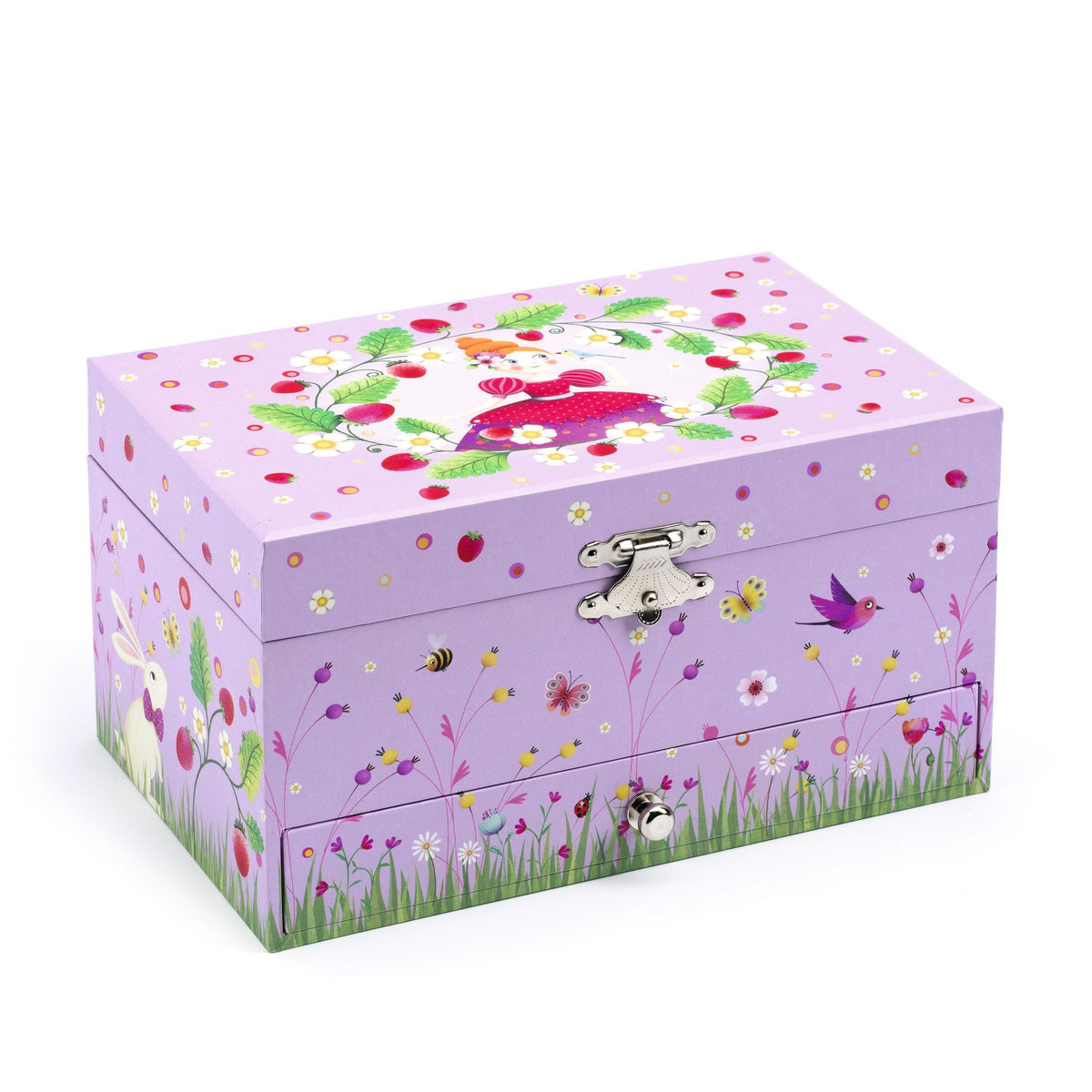 Djeco Wooden Musical Box - Princess's Melody DJ06599