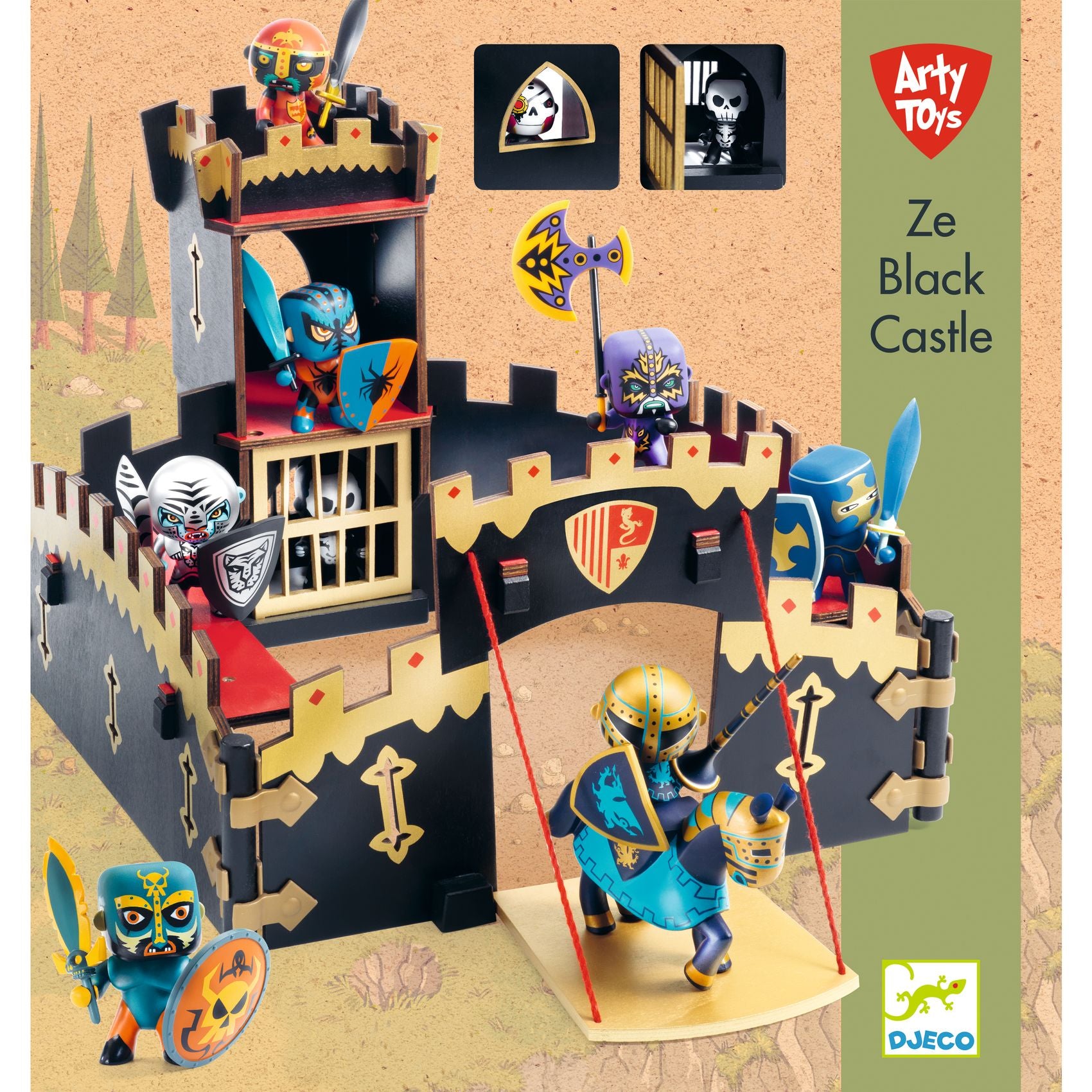 Ze Black Castel - Djeco Arty Toys | Castle for Arty Toys Knights