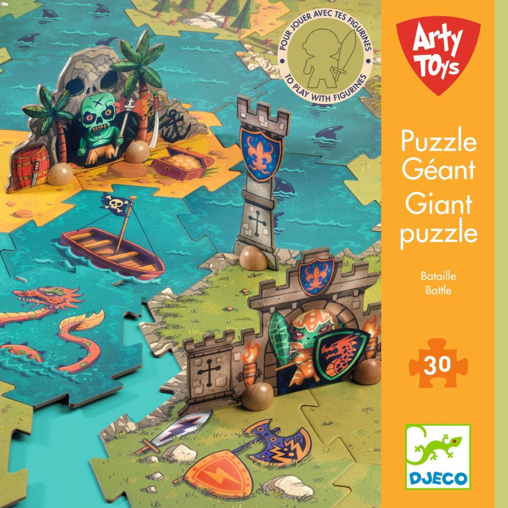 Amazon Puzzle Djeco Pirata Djeco Giant Puzzle Arty Toys Battle