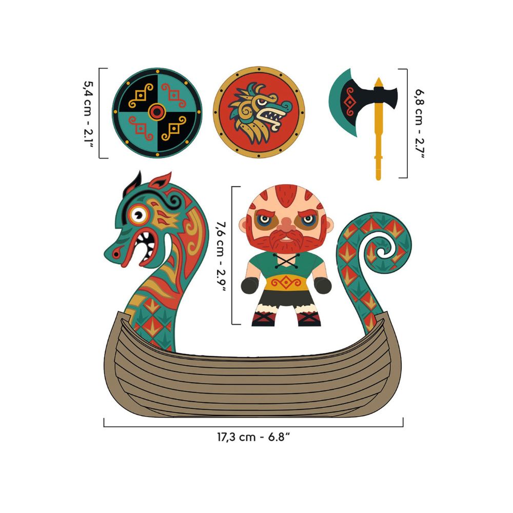 Djeco Arty Toys - Drak & Drakkar