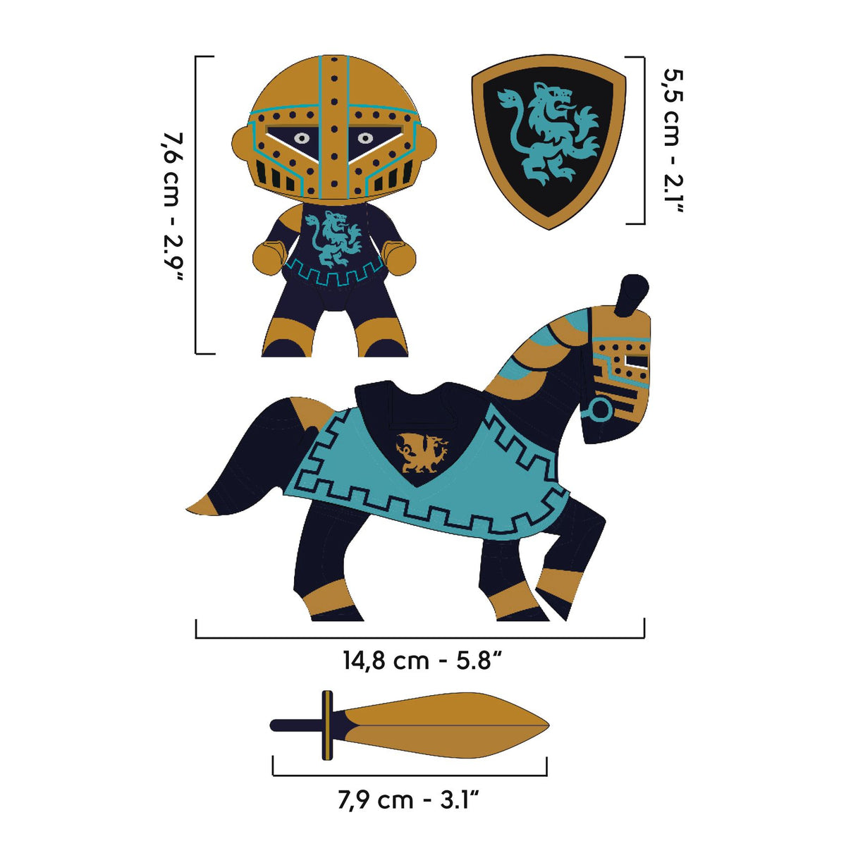 Djeco Arty Toys - Dragon Knight DJ06910