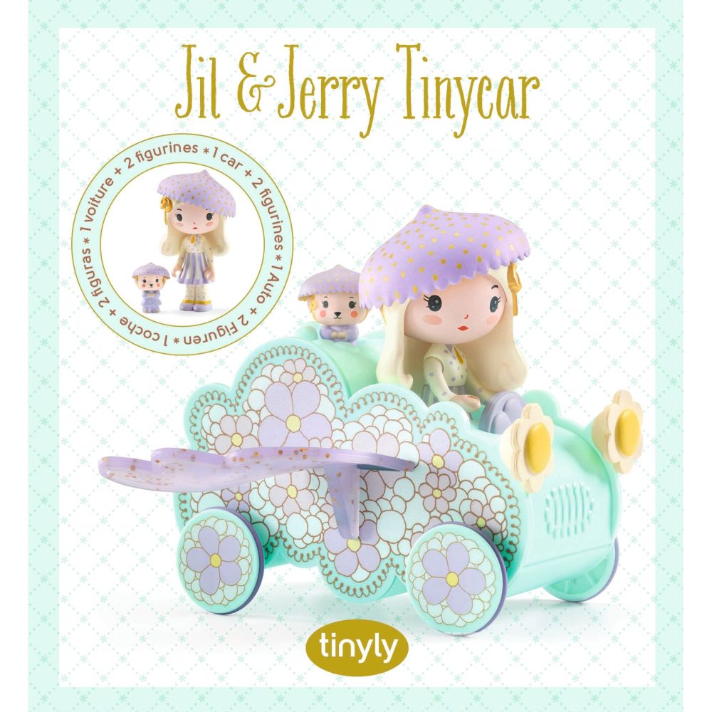 Djeco Tinyly Jil Tinycar - Gifts for 4 Year Old Girl +