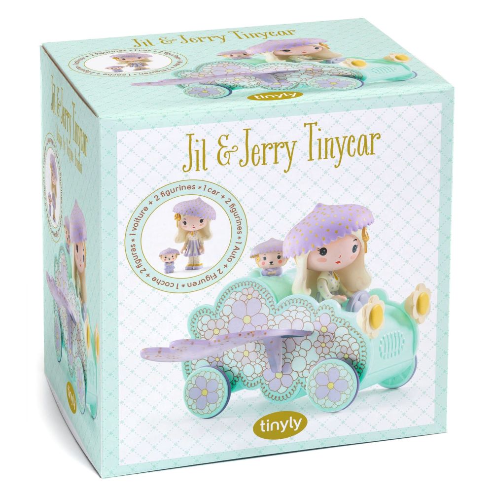 Djeco Tinyly Jil Tinycar - Gifts for 4 Year Old Girl +