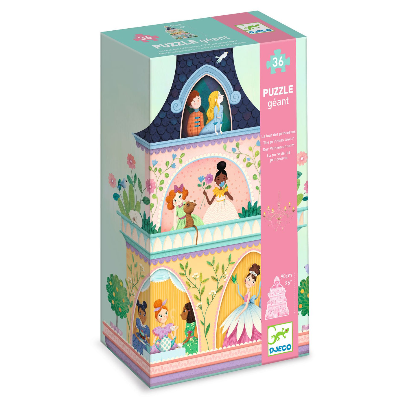 Djeco Giant Puzzle - The Princess Tower