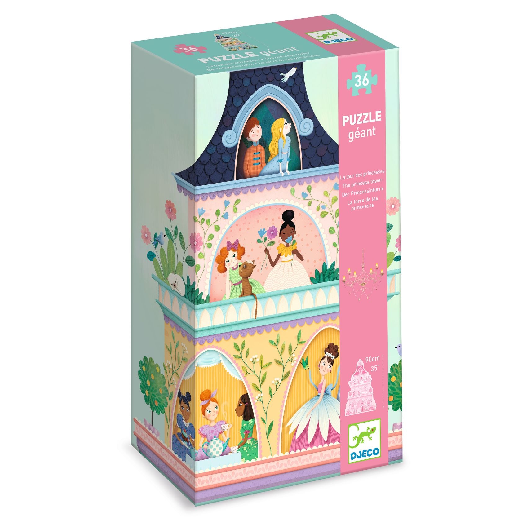 Djeco Giant Puzzle - The Princess Tower
