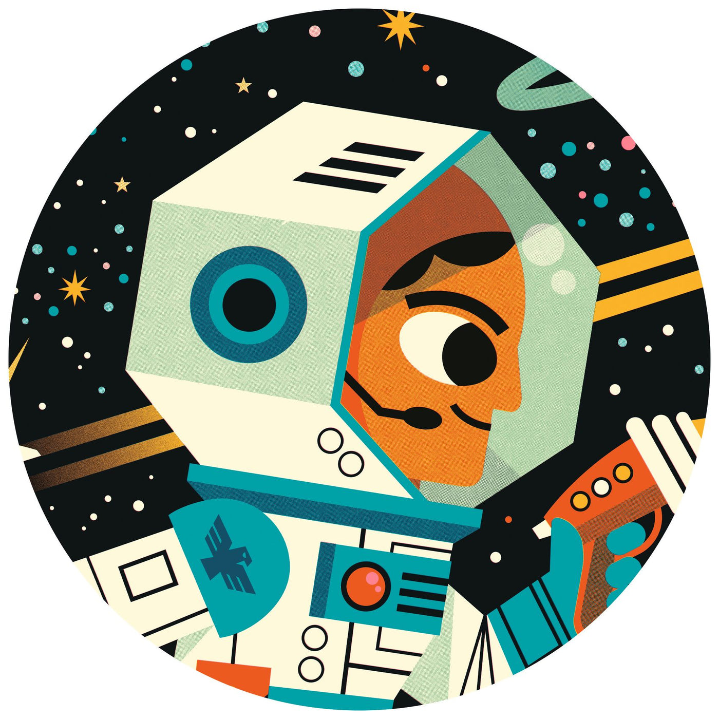 Djeco Silhouette Puzzle - Space Station DJ07291