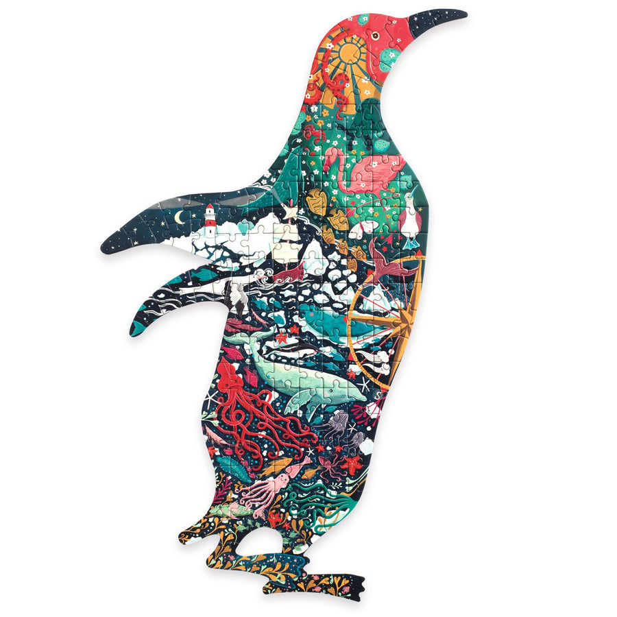 Djeco Puzz'Art  Kids Jigsaw Puzzles - Penguin - 150 pcs