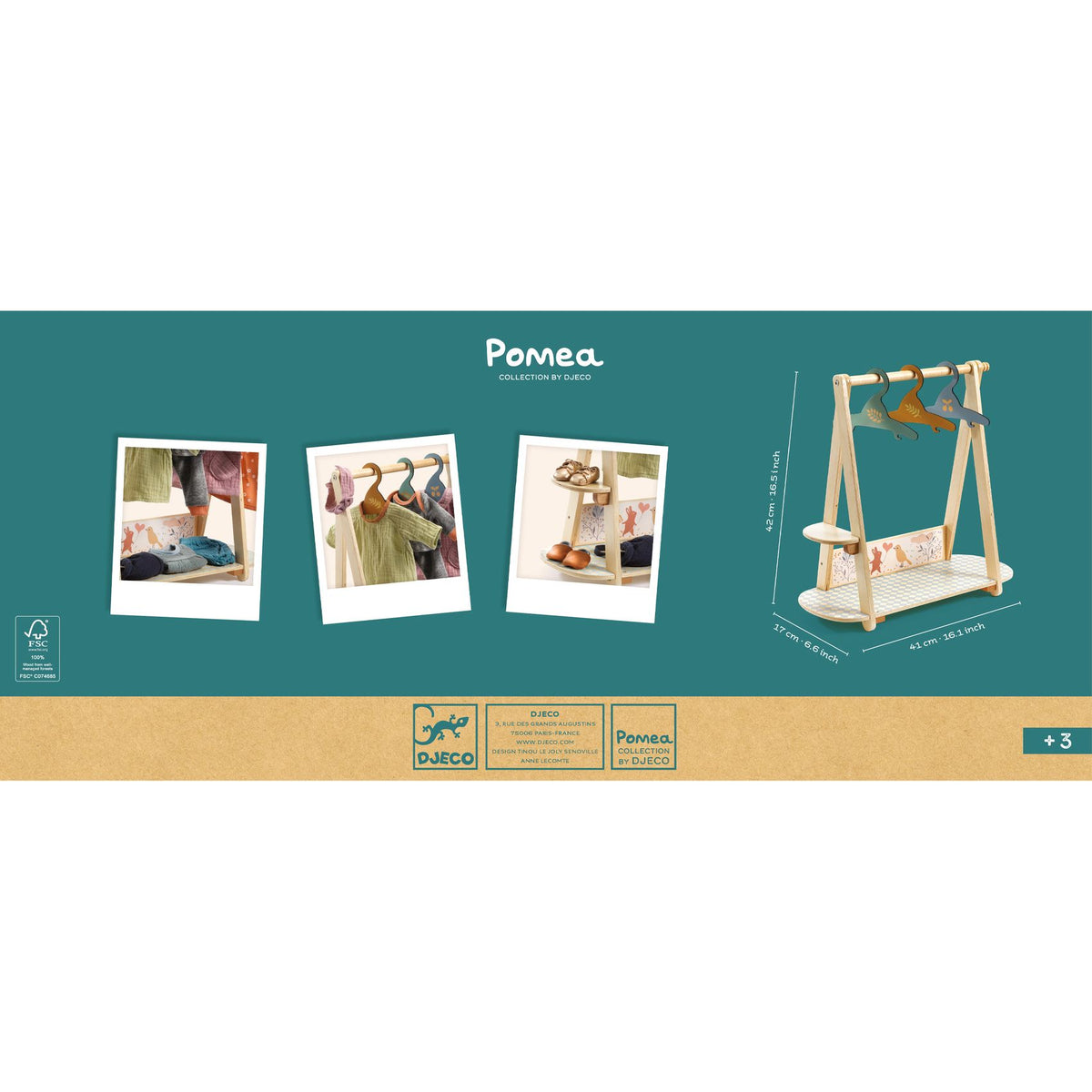 Djeco Pomea Large Clothes Rack DJ07782
