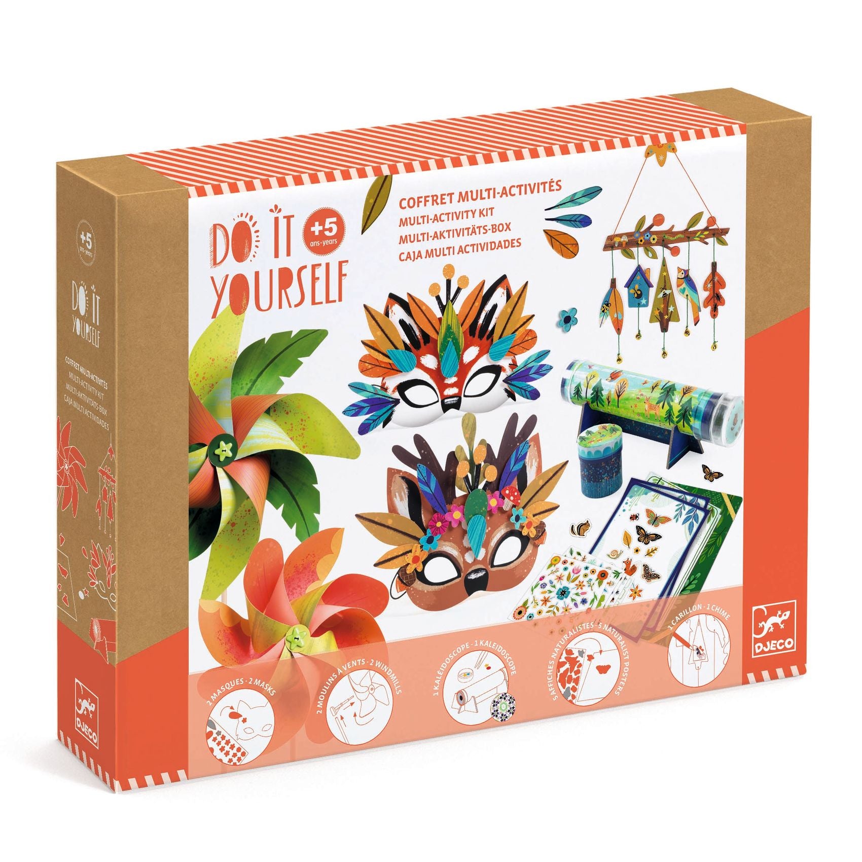 Djeco Do It Yourself Multi Activity Kit - Nature Bumper Pack of Crafts