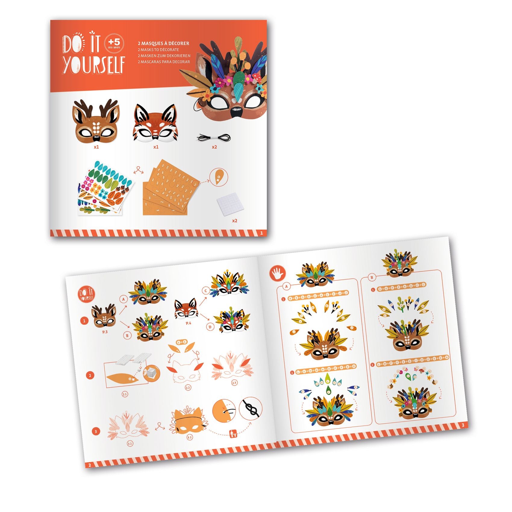 Djeco Do It Yourself Multi Activity Kit - Nature Bumper Pack of Crafts