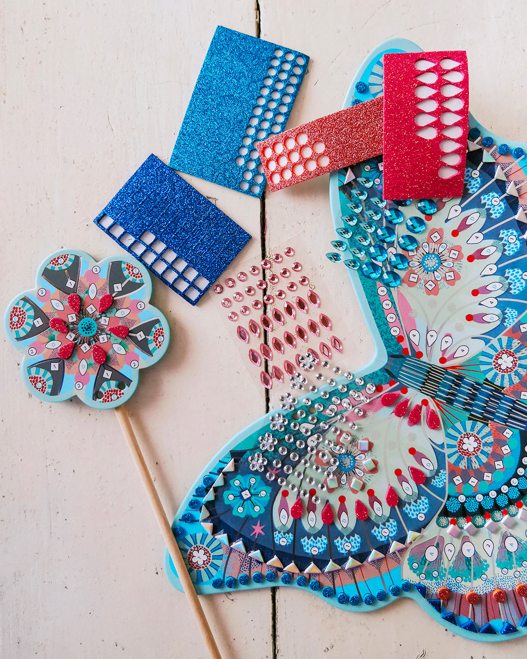 Djeco Like A Fairy Mosaics For Kids - Make Your Own Fairy Wings!