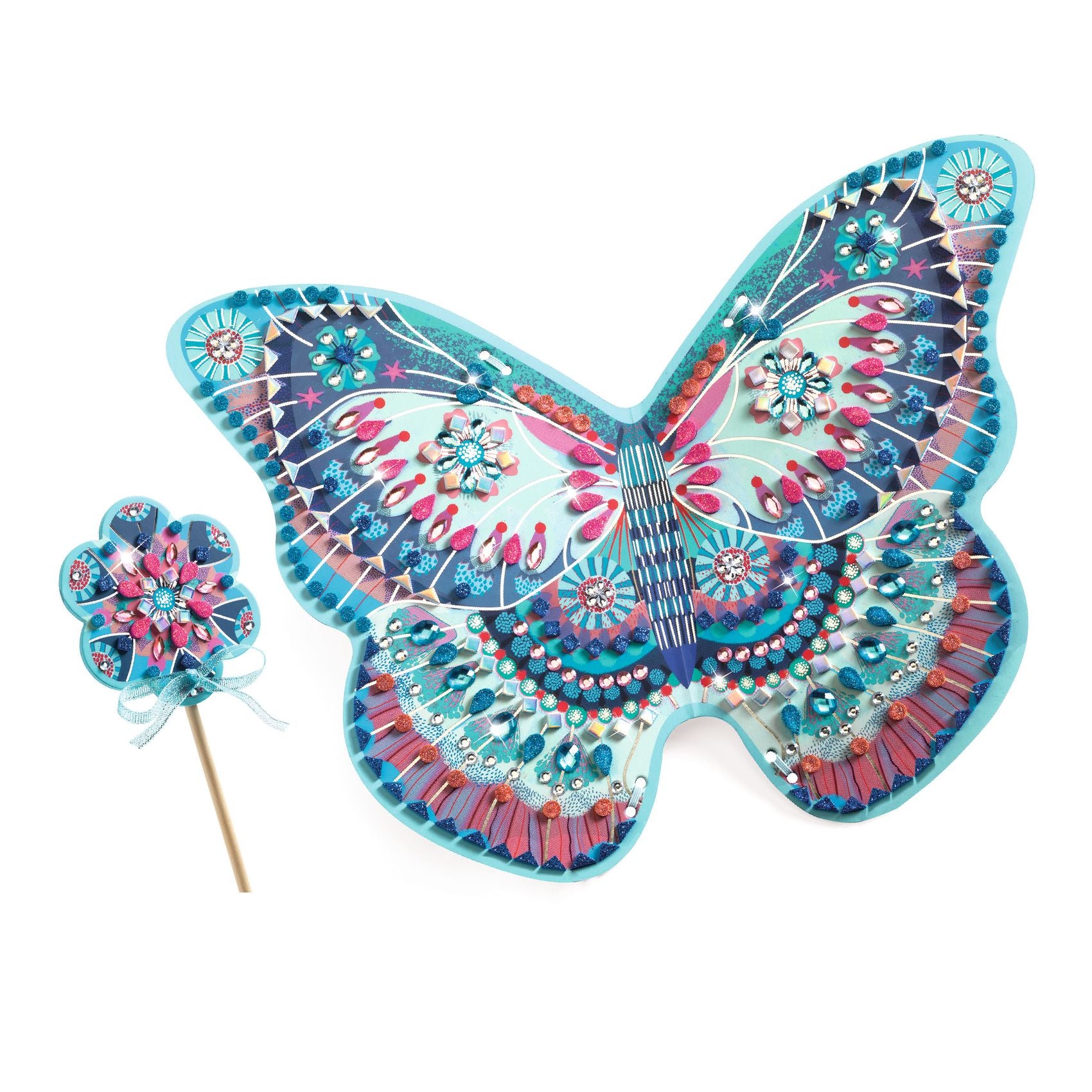 Djeco Like A Fairy Mosaics For Kids - Make Your Own Fairy Wings!
