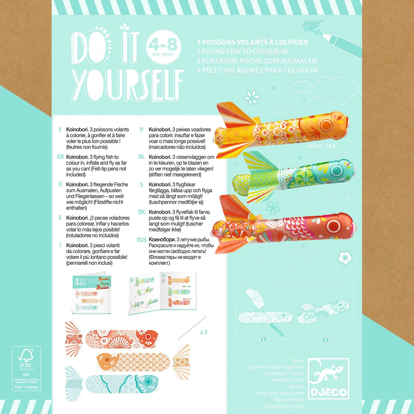 Djeco Do It Yourself - Koinobori DJ07943