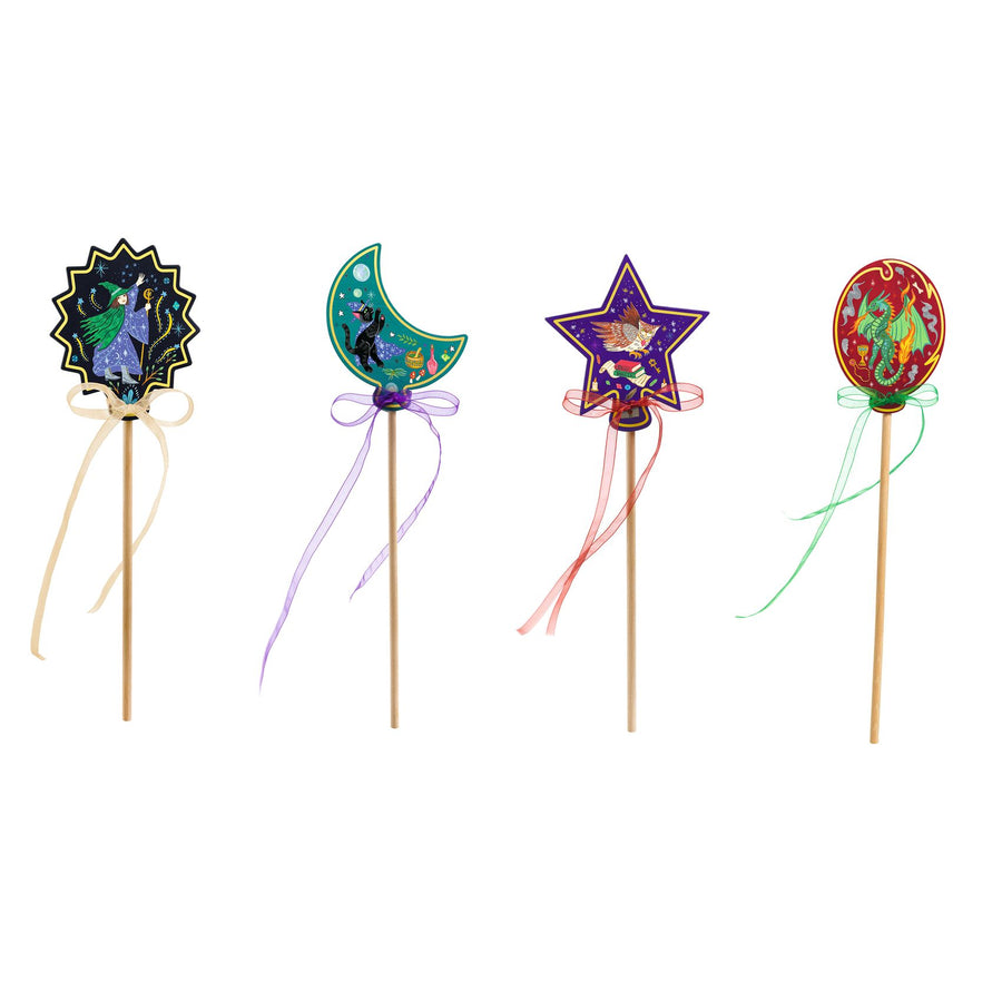 Djeco Do It Yourself Craft Kit, Spells Magic Wands - Glows In The Dark! 5 yrs +