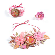 Djeco Do It Yourself 4 Sets Of Jewellery To Create - Delicate Medallions DJ07958
