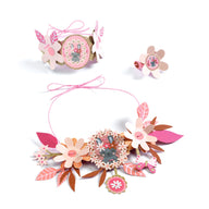 Djeco Do It Yourself 4 Sets Of Jewellery To Create - Delicate Medallions DJ07958