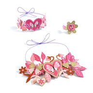 Djeco Do It Yourself 4 Sets Of Jewellery To Create - Delicate Medallions DJ07958