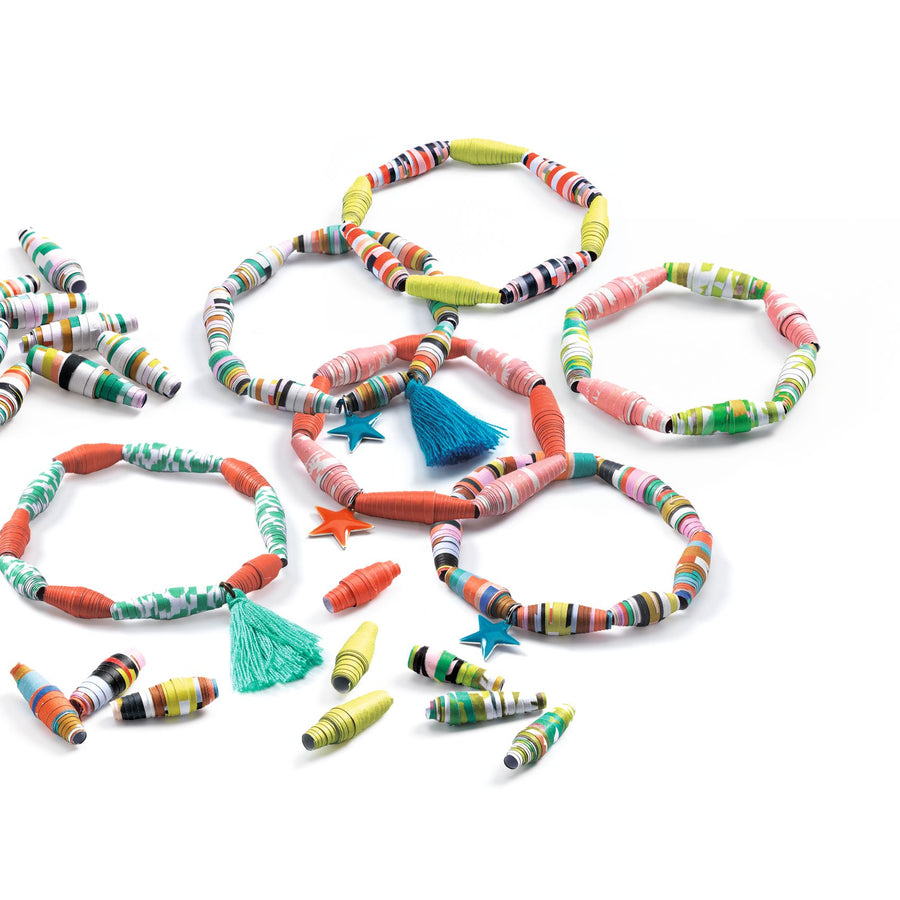 Djeco Do It Yourself - Pop & Colourful Paper Beads