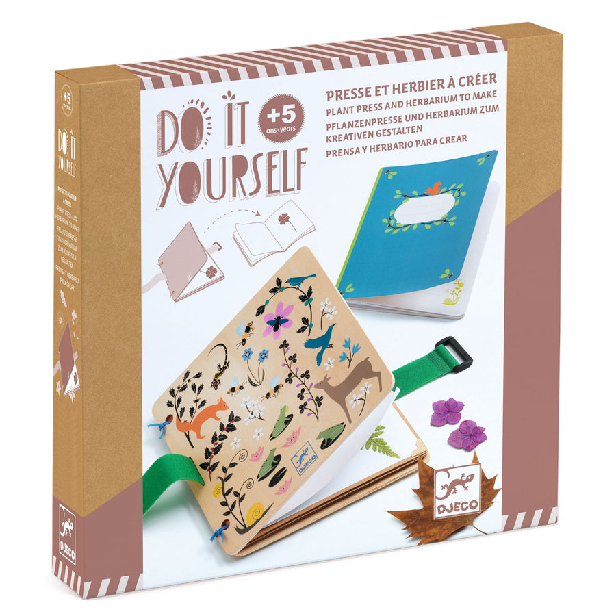 Djeco Do It Yourself - Budding Botanist Flower & Leaf Press Book 5 yrs+
