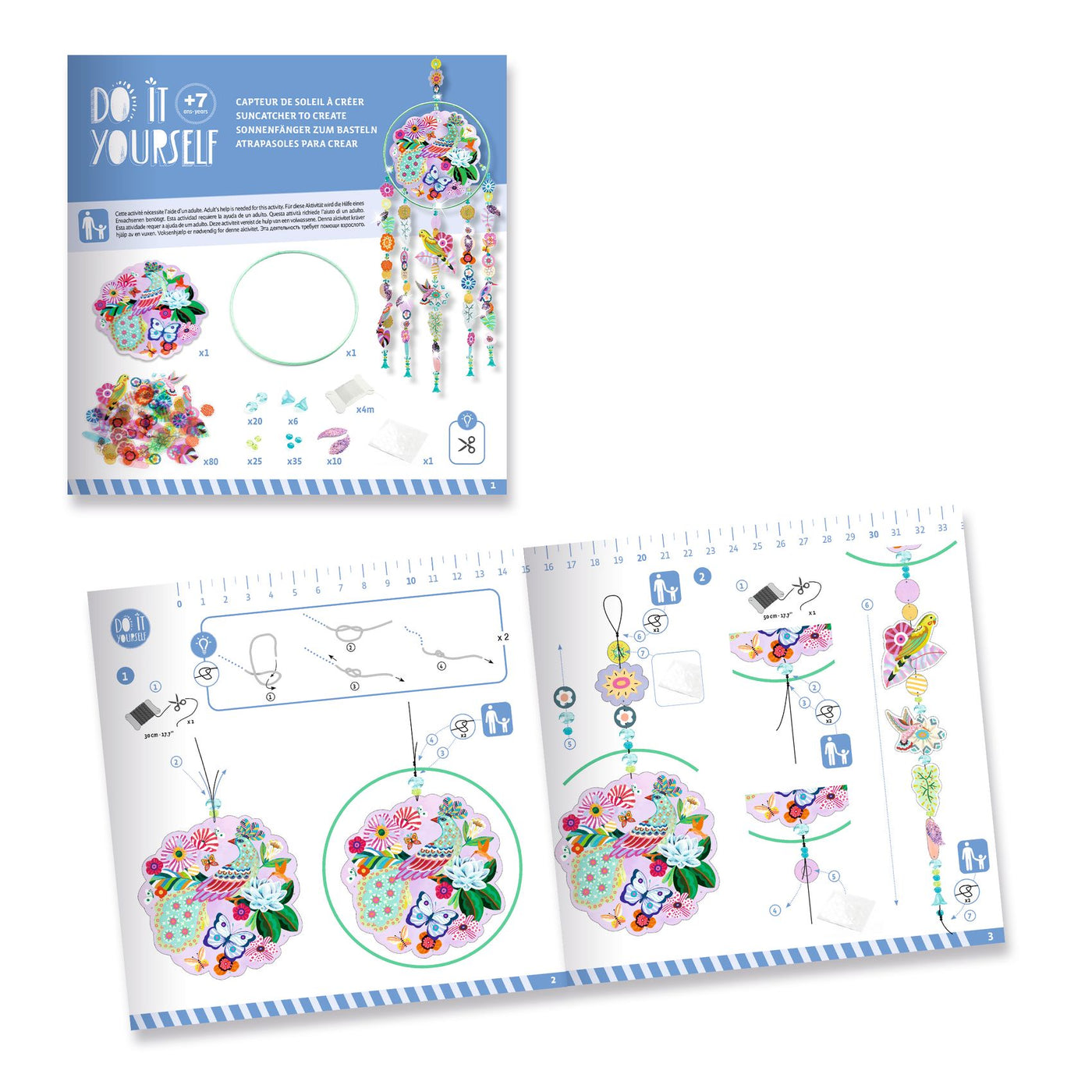 Djeco Do it yourself - Suncatcher To Create 7 yrs +