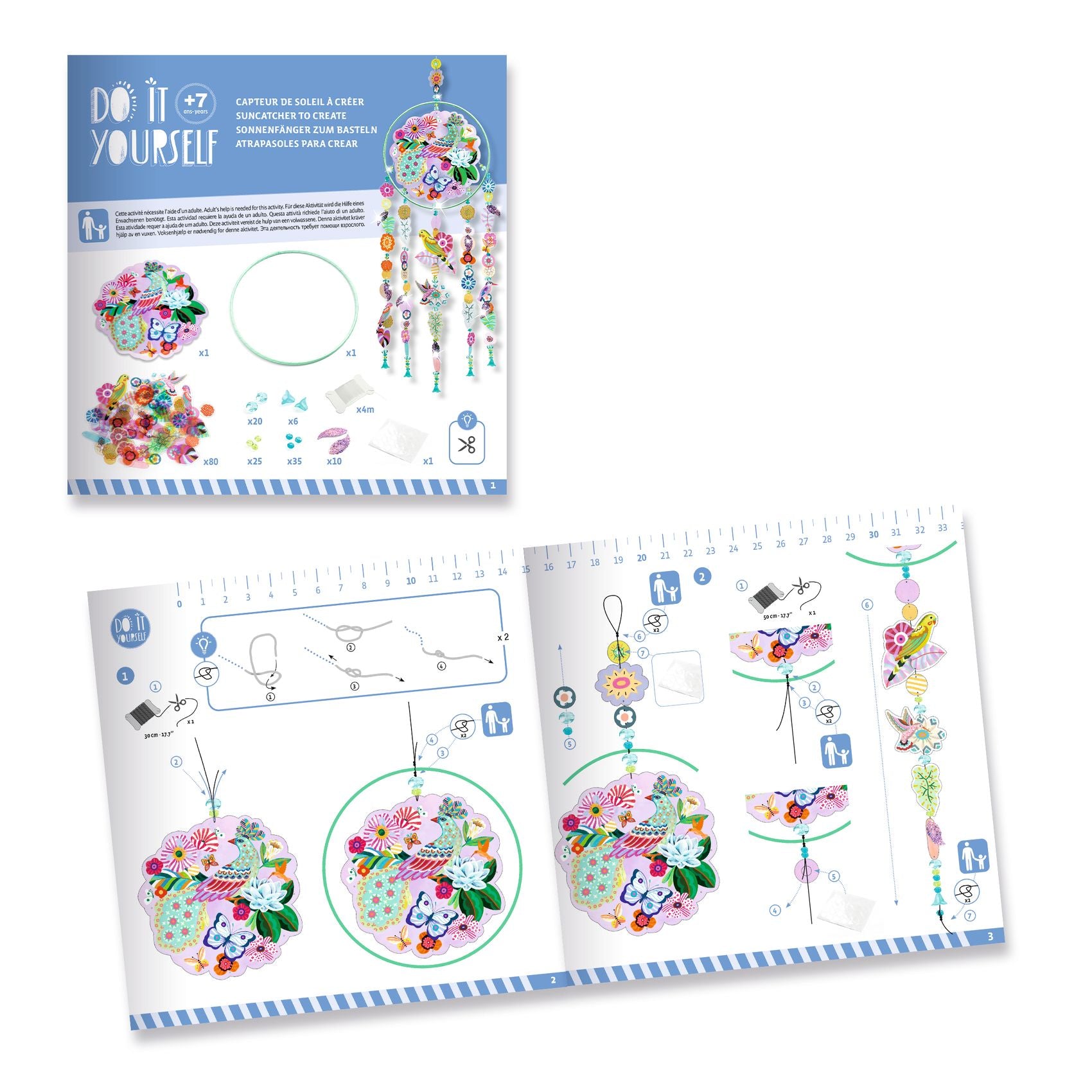 Djeco Do it yourself - Suncatcher To Create 7 yrs +