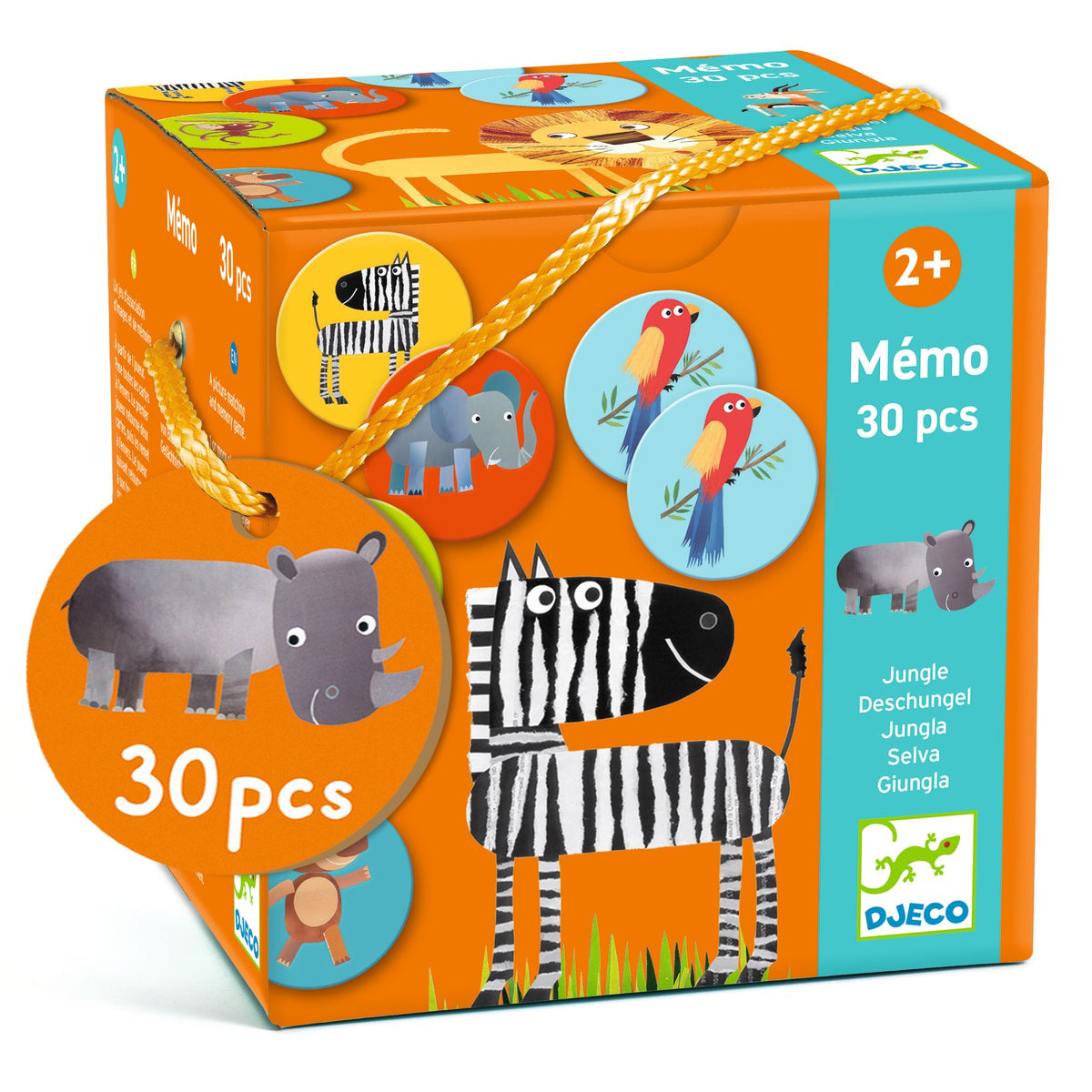 Djeco Memory Game Jungle DJ08159