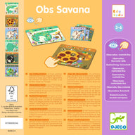 Djeco Toddler Games - Obs Savana DJ08234