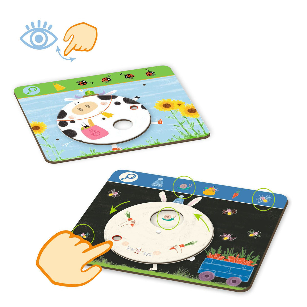 Djeco Toddler Games - Obs Funny DJ08237