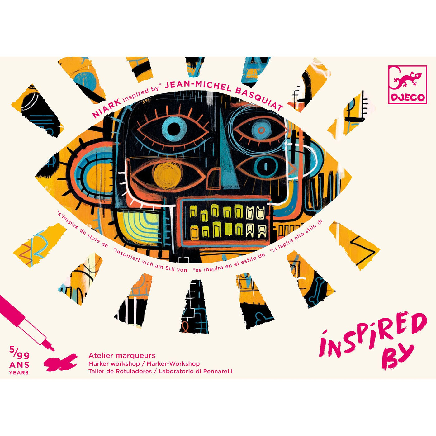 Djeco Inspired By - Street Art Basquiat Style