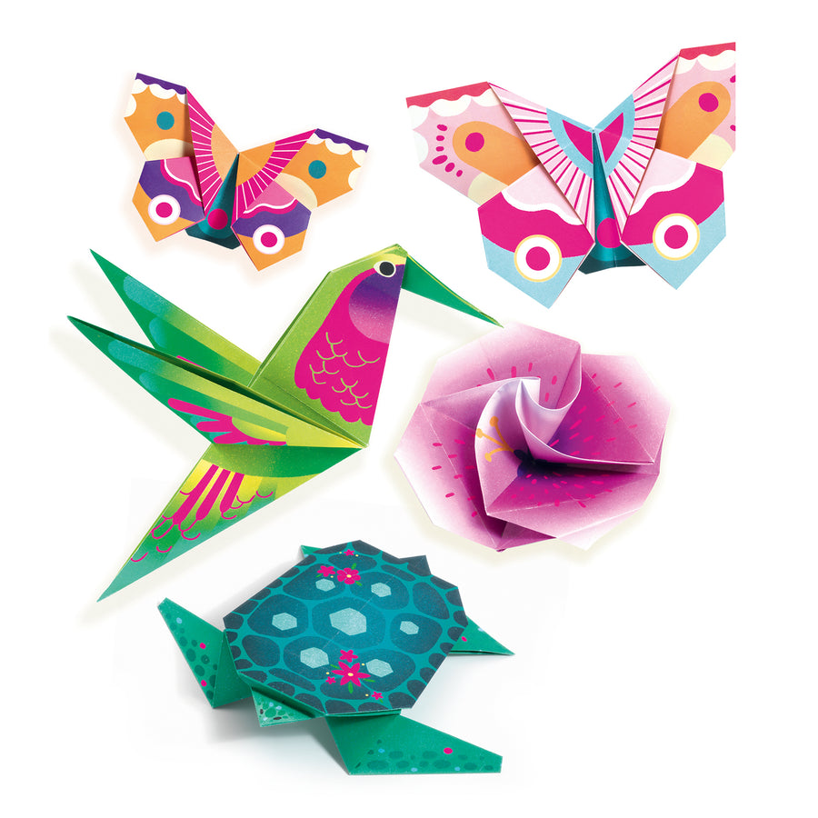 Easy Origami - Djeco Origami Tropics - Level 3