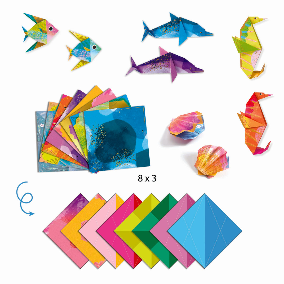 Djeco Origami Sea Creatures DJ08755