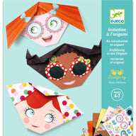 Djeco Origami Pretty Faces paper modelling set DJ08757