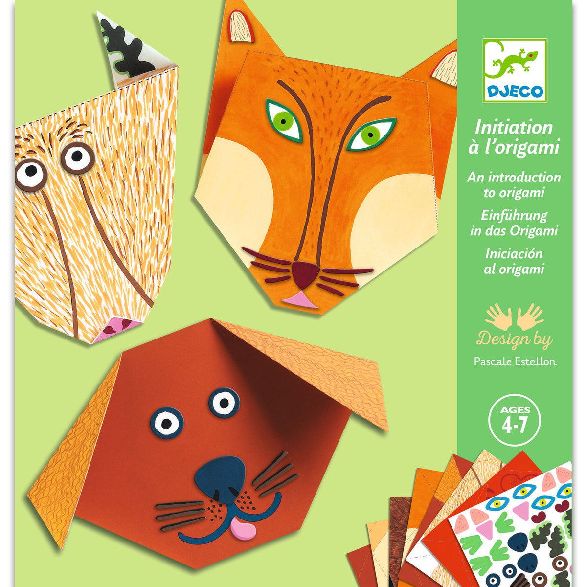 Djeco Origami Animals paper modelling kit DJ08761
