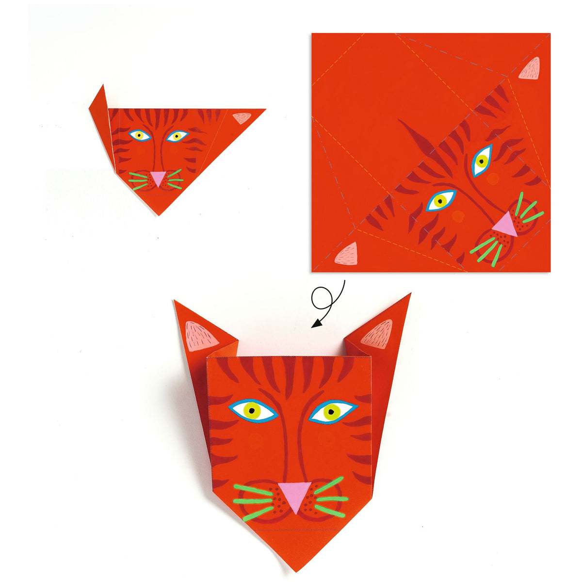 Djeco Origami Animals paper modelling kit DJ08761