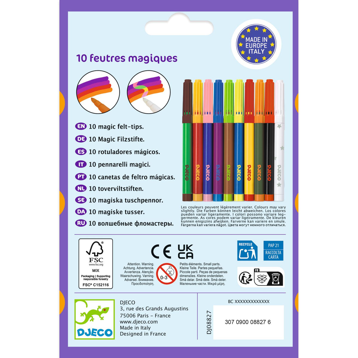 Djeco Magic Felt Tips DJ08827