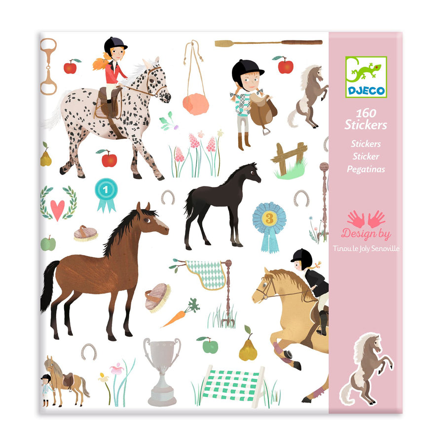 Djeco Stickers Horses