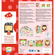 Djeco Stickers All Different sticker pack DJ08934