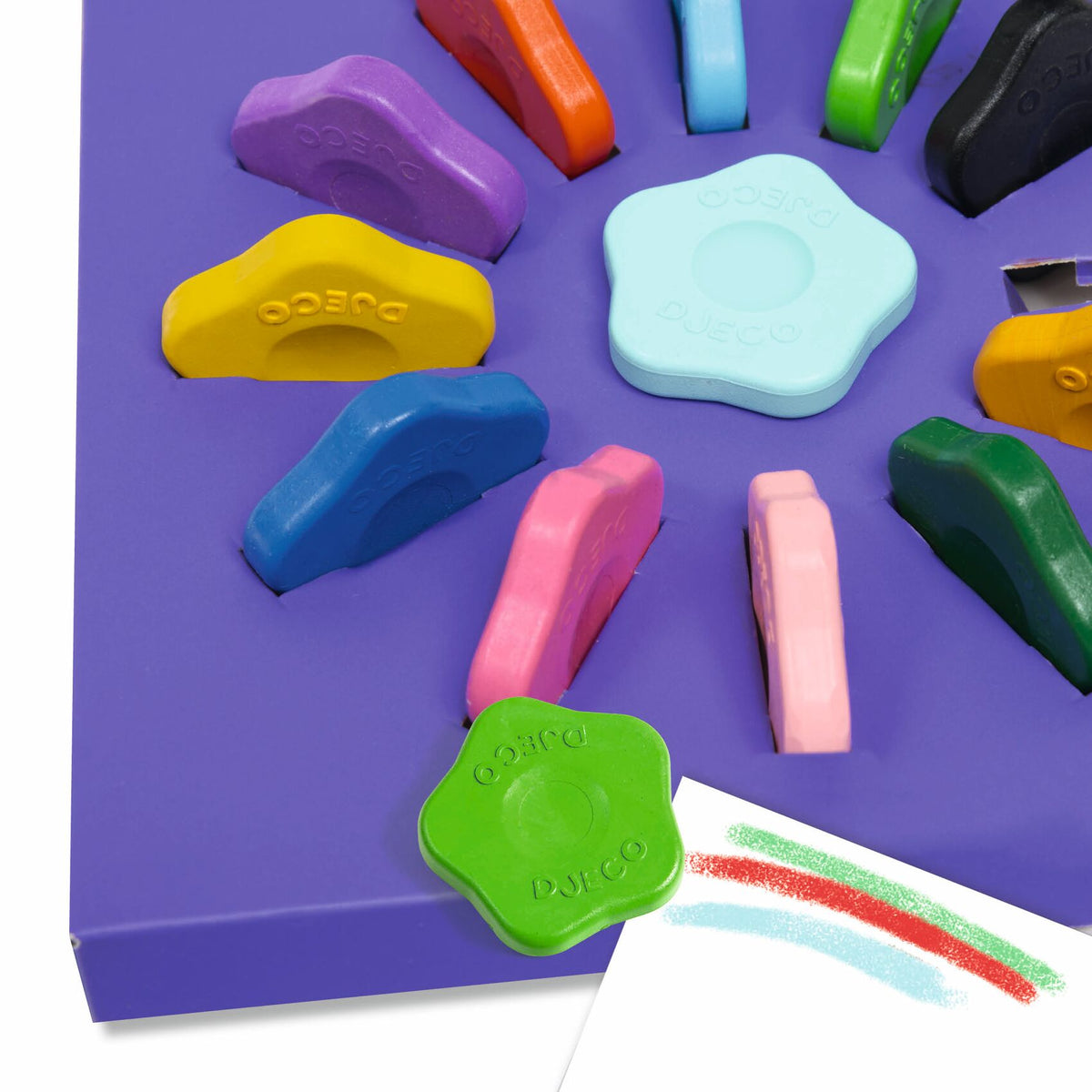 Djeco 12 Flower Crayons For Little Ones DJ09005