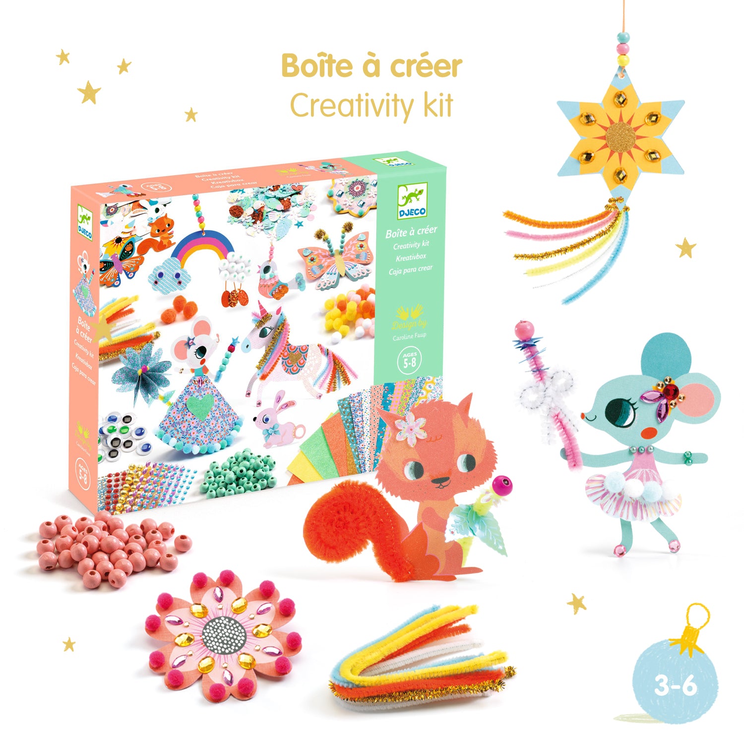 Djeco Colours For Little Ones - Creativity Kit