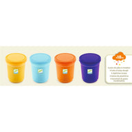 Djeco 4 Tubs of Modelling Play Dough - Nature