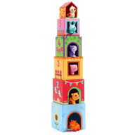 Djeco Topanifarm - Farm Animals Stacking Blocks