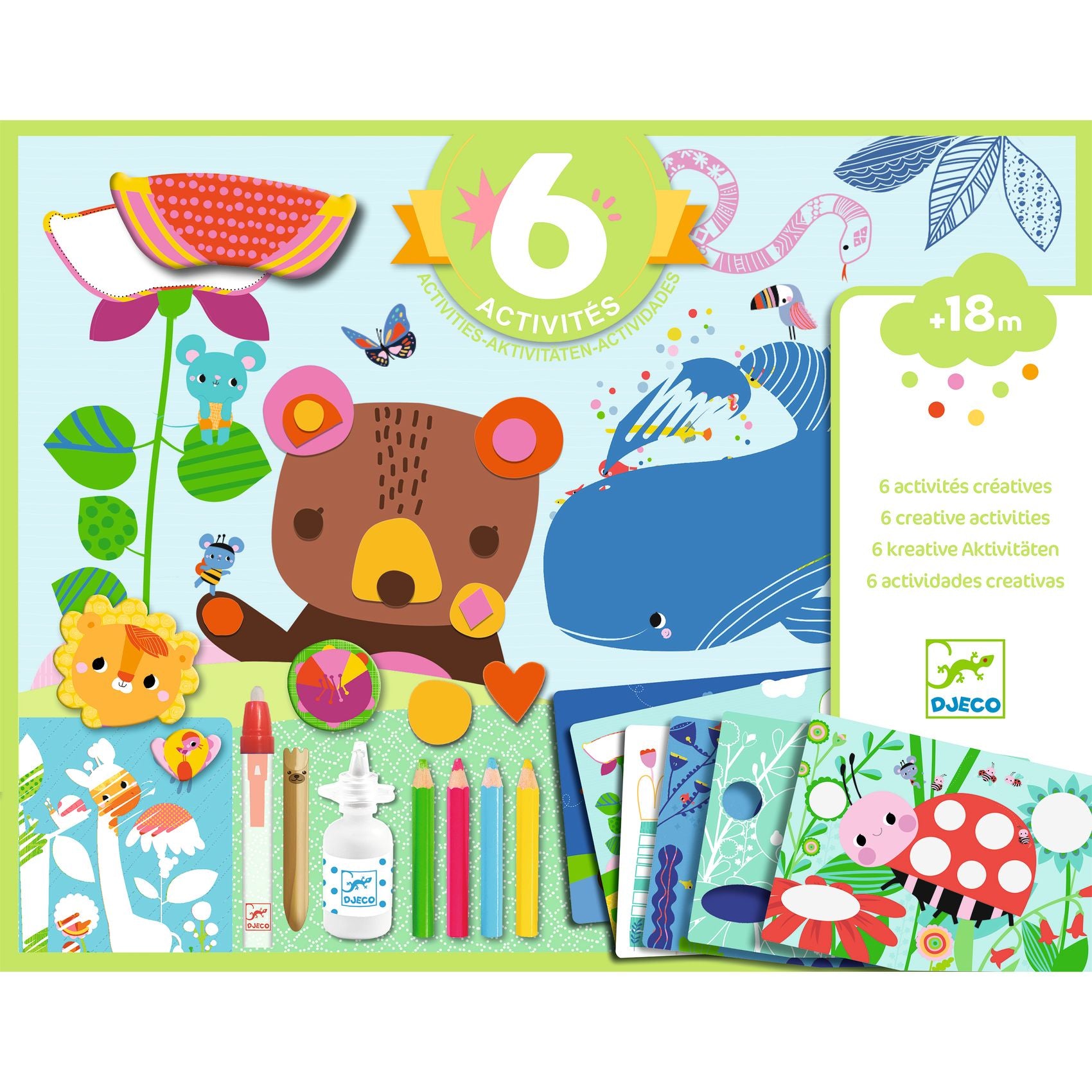 Djeco Multi-activity Kit - The mouse and his friends 18 mths +