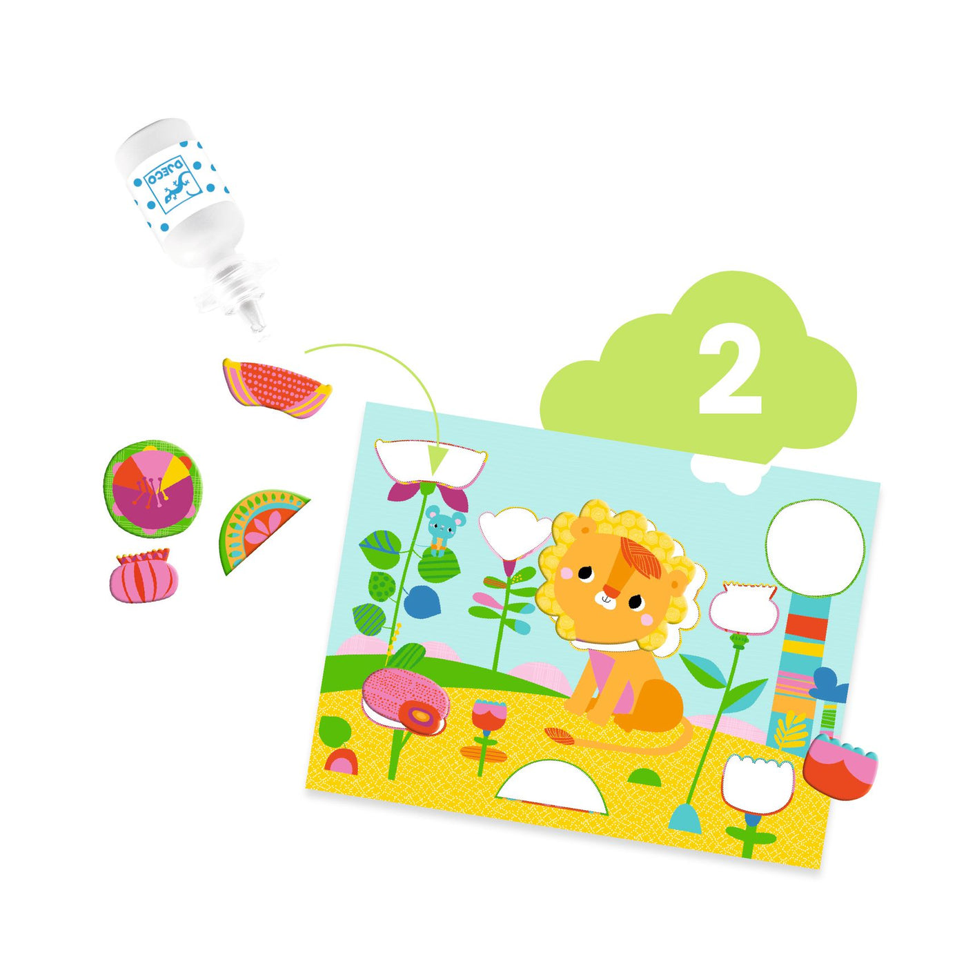 Djeco Multi-activity Kit - The mouse and his friends 18 mths +