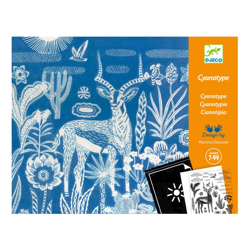 DJ09343 - Djeco Cyanotype Night-Time In The Savannah for ages 7-99 yrs
