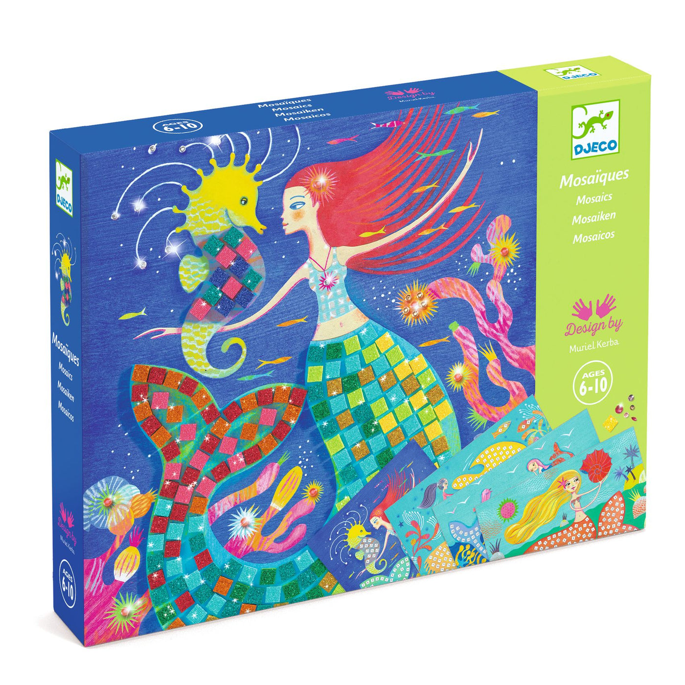Kids Crafts Kits - mosaic mermaids 