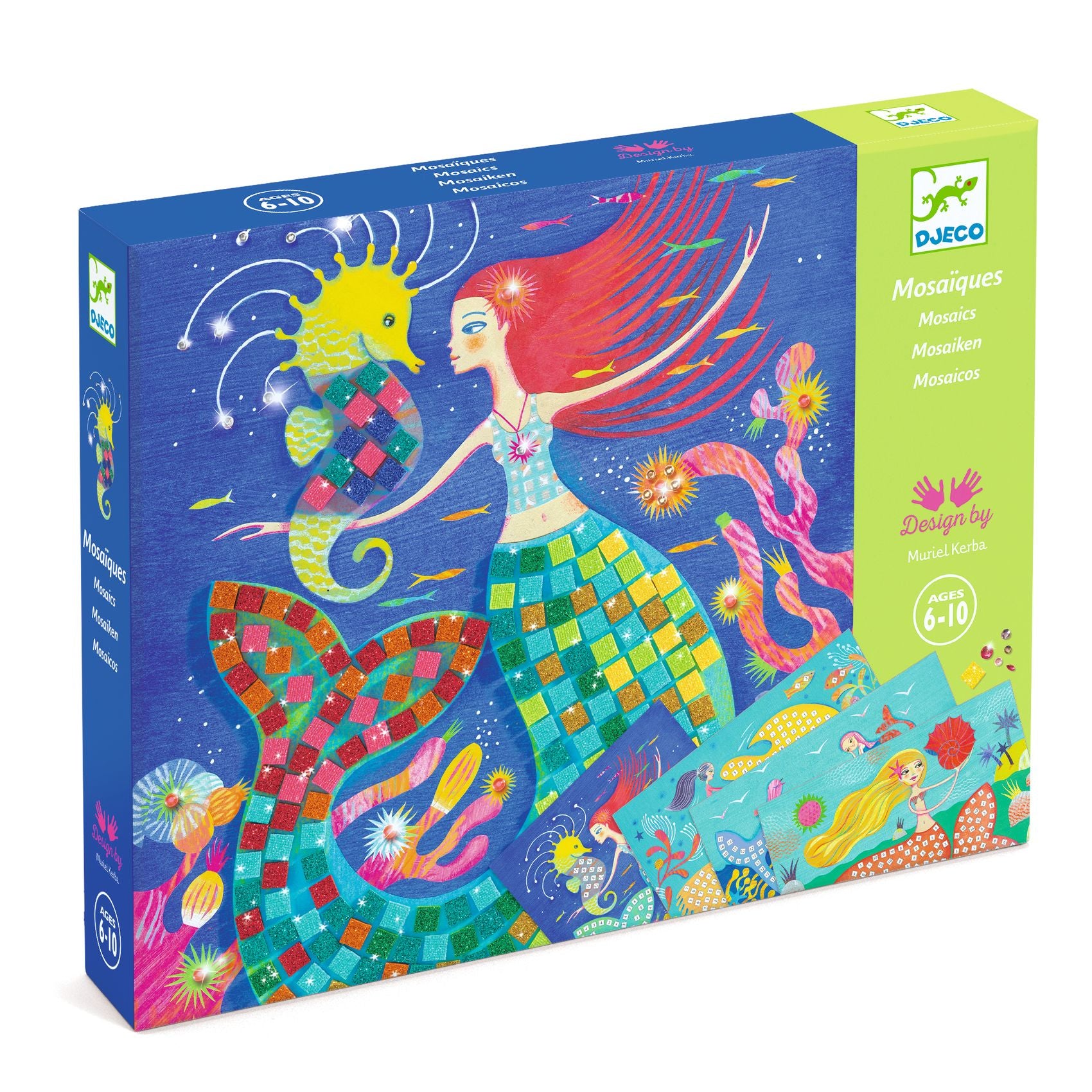 Kids Crafts Kits - mosaic mermaids 
