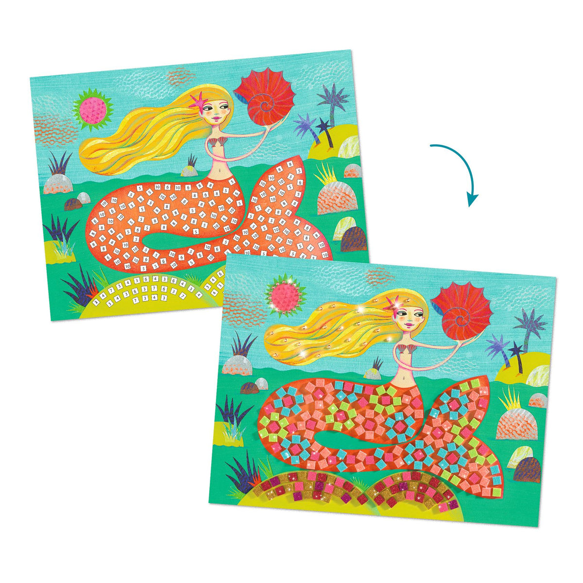 Djeco Mosaics The Mermaids Song DJ09423