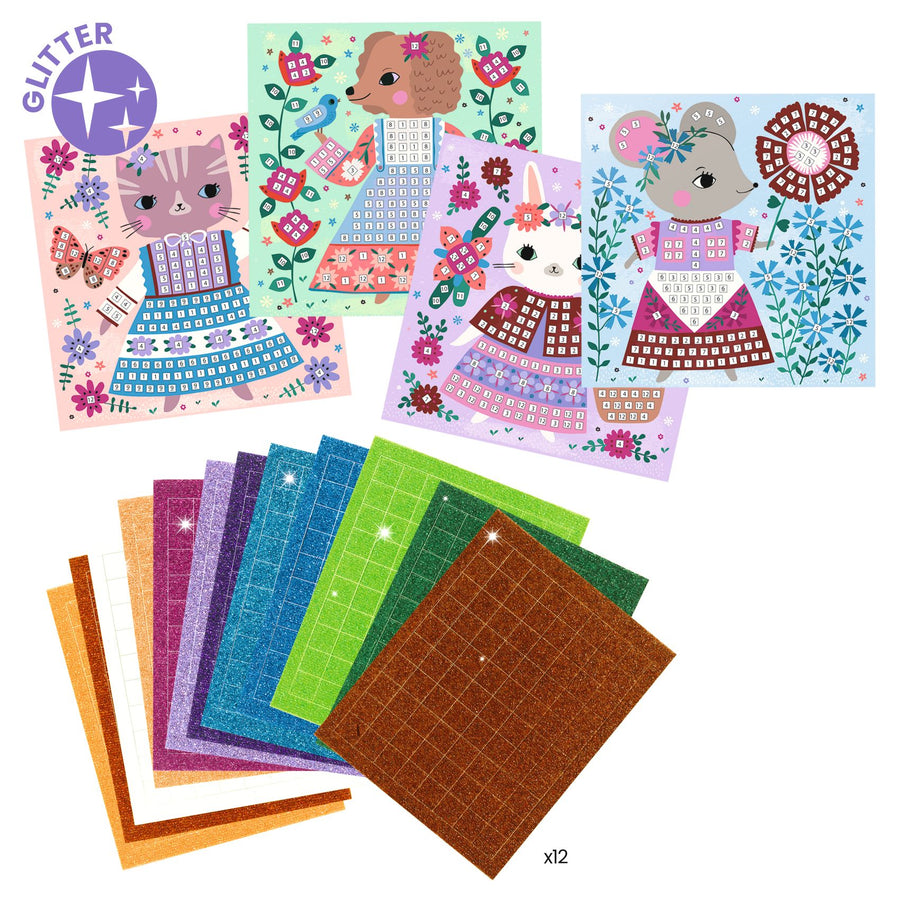 Djeco Mosaics - Lovely Pets DJ09425